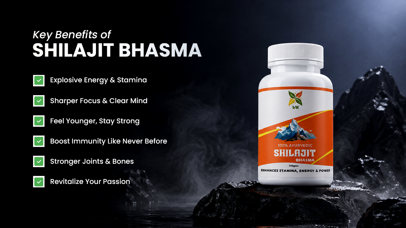 LEBAKAWELLNESS™ 100% Pure Shilajit Bhasma