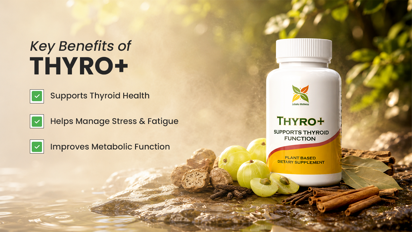 Thyro+ – Natural Thyroid Support | Plant-Based Dietary Supplemen